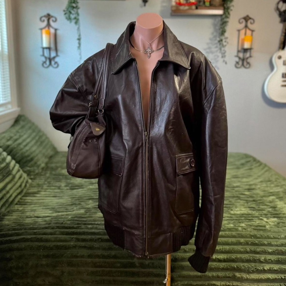 Men's Brown Leather Jacket